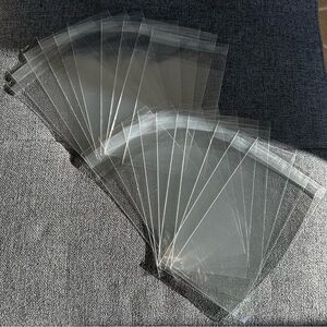 20 Count - Clear, Resealable Cellophane Mini Bags, 3.5 x 5 inch